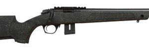 Bergara BMR-X Competition 17 HMR, 20" Threaded Barrel, Green/Black Tactical Stock, Black Rec, 10rd