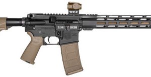 Diamondback DB15 FDE Optic Package 5.56/223 16" Barrel, 15" Handguard, Viridian 1x20 Venta Green Dot, 30rd Mag
