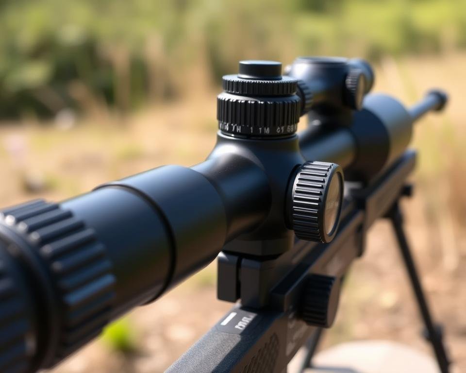 MTC King Cobra rifle scope showing the first focal plane reticle and long-range capabilities